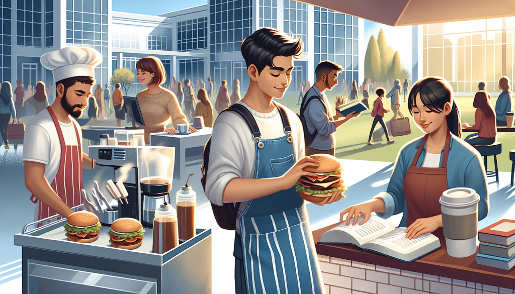Picture of students' part-time jobs